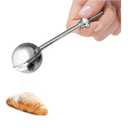 JETKONG Powdered Sugar Shaker Duster Flour Dispenser Shaker with 18/8 Stainless Steel Spring-operated Handle for Sugar Flour and Spices