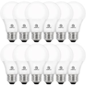 E ENERGETIC LIGHTING Dimmable LED Light Bulbs, 60W Equivalent, Cool White 4000K, 8-8.5W 800 Lumens LED Bulbs, E26 Base Standard Light Bulbs, ETL Listed, 12 Packs