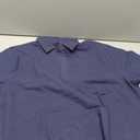 Mens Polo Shirts Short Sleeve Golf Shirts for Men Linen Casual Summer Classic Collar Shirts with Pocket Navy XL