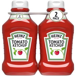 Heinz Tomato Ketchup, 2 ct Pack, 50.5 oz Bottles (EXP 08/23/27)