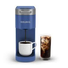 Keurig K-Iced Plus Single-Serve Coffee Maker, Brews Iced Coffee, Fits Travel Mug, Removable Water Reservoir, Blue 