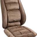 ALIBO Low Back Pain Relief Large Size Firm Lumbar Support and Nonslip Recliner Chair Seat Pads Cushion Back Rest Lumbar Cushion Pillow for Office,Dinning Desk Chair,Car,Truck Seats-Coffee