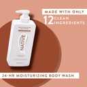 Native Moisturizing Body Wash Contains Naturally Derived Ingredients | for Women & Men, Sulfate, Paraben, & Dye Free Leaving Skin Soft & Hydrated | Cocoa Butter & Vanilla 18 oz