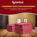 Shop Towels Polycotton Cleaning Cloth 50 Pack - Red Reusable Kitchen Towels Cleaning Highly Absorbent Lint-Free Shop Rags | Shop Towel Red, 14 x 14