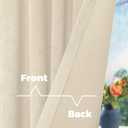 BGment Cream Beige Velvet Curtains 84 Inch for Bedroom, Thick Thermal Insulated Room Darkening Curtains Noise Reduce Back Tab and Rod Pocket Window Panels for Living Room, 2 Panels, 52 x 84 Inch