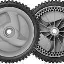 583719501 Front Wheels Fit for Craftsman Mower, 194231X460 Drive Tires Wheels Fit for Craftsman & HU Self Propelled Lawn Mower Tractor, Replaces 194231X427, 532403111, 2 Pack