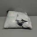 NICETOWN White Blackout Curtains 70 inches Long, 2 Pieces, 37" Wide Each Panel, Full Light Blocking Drapes with Black Liner for Nursery, Noise Reducing Thermal Insulated Draperies for Doorway