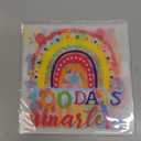 TaoBary 6 Pieces DIY 100 Days of School Transfer Iron on Patches Unicorn Rainbow Heat Iron on Patches for Clothing Washable Stickers for DIY Clothing Bag Hat Craft Accessories