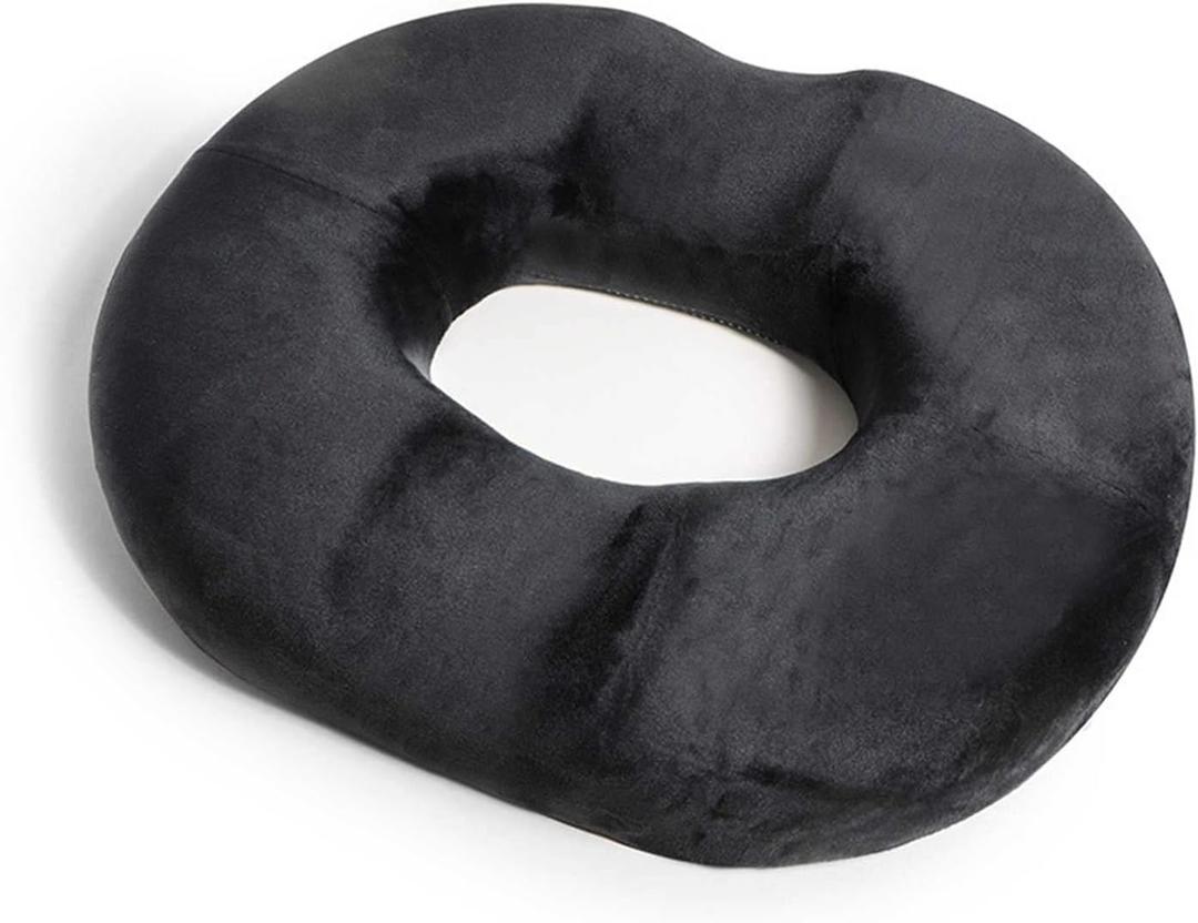 Memory Foam Soft Seat Cushion, Non-Slip Seat Cushion for Sciatica, Back, Coccyx and Tailbone Pain Relief