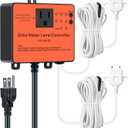 Hi-Lo Sump Pump Switch, Ortis Electronic Adjustable Float Switch Controller with Dual Sensors, Robust Corrosion Resistance, Designed for Sewage Pits, Fish Tanks, Water Tanks, 220/110 VAC