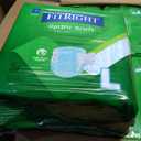 FitRight Adult Diapers, Extra+ Heavy Absorbency, L (Waist Size 44in-56in), 80 Count, OptiFit Incontinence Briefs for Men and Women, Disposable, Moisture-Wicking, Leak Protection