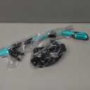 Greatever Dry Snorkel Set,Panoramic Wide View Anti-Fog Scuba Diving Mask,Professional Snorkeling Gear for Adults Kids (Small, Black Green)