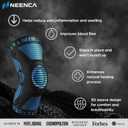 NEENCA Professional Knee Brace for Pain Relief, Medical Knee Support with Patella Pad & Side Stabilizers, Compression Knee Sleeve for Meniscus Tear, ACL, Joint Pain, Runner, Workout (Blue, Large)
