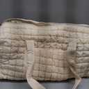 Quilted Travel Duffle Bag for Women Medium Weekender Bag Puffer Overnight Bag Large Soft Puffy Duffel Bag Carry-On Gym Bag Lightweight Personal Item Travel Bag for Trips Business Sport Airplane