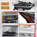 RH LED Headlight Assembly Compatible With 2019 2020 2021 Nissan Maxima Headlamp Right Passenger Side NI2503269 260109DJ0B