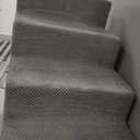 Dog Steps for High Beds 30-32" H, 6-Step Dog Stairs for Small Dogs, 33D Foam Pet Steps for High Bed Climbing, Non-Slip Balanced Pet Stair Ramps for Bed Indoor, Grey