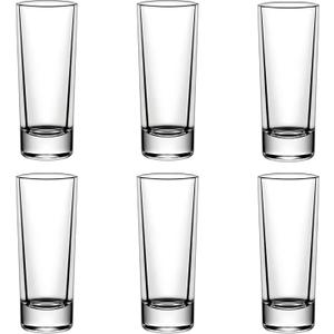 2 Ounce Shot Glasses Heavy Base, Small Liquor and Spirit Glasses, Durable Bar Glasses For Alcohol and Espresso Shots, Shooter Glass Set 2oz / 60ml (6-clear)