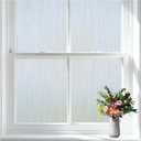Frosted Glass Window Privacy Film, Static Cling, Non-Adhesive UV & Heat Blocking Anti-Glare Window Clings, Removable Reusable Stickers for Home Bathroom Office, 35.4" x 157.5"