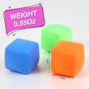 24 Pack Slow Rising Stress Cube , Dough Stress Balls Soft Fidget Squishy Toys for Anxiety Relief, Pull Stretch Classroom Prize Party Favors Toys for Kids, Small