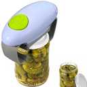 Higher Torque Electric Jar Opener for Seniors with Arthritis Fit Almost Jars Size, Strong Tough Automatic Jar Opener for Weak Hands, Hands Free Battery Operated Bottle Opener for Arthritic Hands