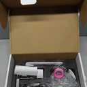 Hoimpro LED Waterfall Bathroom Faucet Polished Chrome, Single Handle Bathroom Sink Faucet 1 Hole, 3 Colors Light Changing, with Popup Drain and cUPC Supply Lines, Stainless Steel