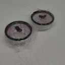 Anyday 2-Pack (2-Cup) Glass Food Storage Set with Glass Lids | Plastic-Free Frosted Meal Prep Bowls | Stackable Airtight Storage Container Set with Vented Silicone Lid for Microwave-Safe Reheating (Frosted - Black Sesame)