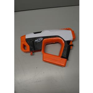 Nerf Pro Sender Half-Length Semi Auto Dart Blaster, 30 Nerf Pro Half-Length Darts, Magazine, 14+ 