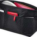 Vercord Handbag Purse Tote Pocketbook Organizer Insert Zipper Closure 11 Pockets 3 Sizes Many Colors