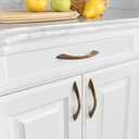 Asidrama 10 Pack 3.75 Inch(96mm) Antique Brass Cabinet Pulls Vintage Retro Cabinet Handles Cupboard Handles Kitchen Cabinet Hardware for Cupboard Drawer Handles Dresser Pulls