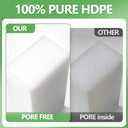 HDPE Plastic Blocks, 6 x 3 x 2 Pure High-Density Polyethylene 100% Virgin Plastic Blocks, Precision-Cut for CNC/Machining, Food-Safe & Solid for Engineering & DIY (2 Blocks)