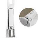Deteachable Pan Grpper Handle - Detachable Removable pan Handle, Replacement Pan Gripper, Suitable for All Cookware (Grey)