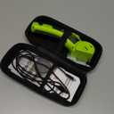 Cordless Electric Scissors: 4V Rechargeable Rotary Cardboard Cutter, 3000mAh Battery, with LED Light & Safety Lock, 2 Blades, Electric Box Cutter for Fabric Carpet Carton Plastic Leather Cloth (Green)