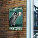 Your Butt Napkins My Lord 8x12 Inch Metal Tin Sign Vintage Home Office Poster Bar Pub Cafe Decorative Plaque Home Decor Poster Arts, White
