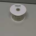 MEEDEE Ivory Velvet Ribbon with Gold Back 2.5 inch 10 Yards Double Sided Christmas Wired Ribbon for Christmas Tree Decoration, Baskets, Wreaths, Holiday Projects, Wedding Decor and Accents