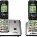 VTech CS67192 2Handset Cordless Phone with Caller ID/Call Waiting, Handset Intercom & Backlit Display/Keypad, Silver
