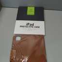 Antbox for iPad Pro 11 Inch Case M5 2025/M4 2024, Built-in Pencil Holder, Fully Supports Pencil Pro/USB-C, Auto Sleep/Wake Function Vegan Leather (Brown)