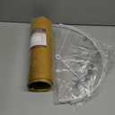 GO&SO Set of 1 Large Drum Yellow Velvet Lamp Shade -16" Top x 16" Bottom x 12" High(Spider) Modern Lamp Shades For Table Lamps & Bedside Lamp Replacement Lampshade, Hand Crafted, Required Assembly