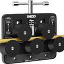 Tubing Straightener for 3/16"-1.0" Diameters, Brake Line Tubing Adjustable Straightening Tool, Pipe Straightener, for Copper, Aluminum, Steel Pipe, Bent Tubes, Fuel Lines (Medium)