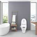 Lotus Bidet ATS-800 Round, Heated Seat, Temperature Controlled Wash, Warm Air Dryer, Easy DIY Installation, Made in Korea