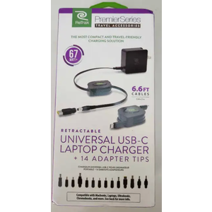 Retractable Universal USB C Laptop Charger