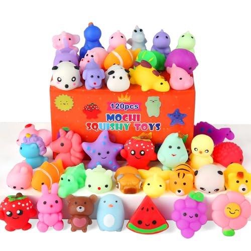 14 Pack Squishy Toys, Kawaii Squishies Party Favors for Kids 4-8 8-12 Treasure Box Toys for Classroom Birthday Xmas Gifts Goodie Bag Mini Animals Mochi Squishy Stress Relief Sensory Toys Random