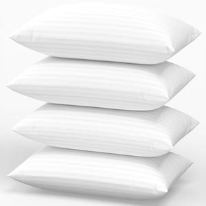 Favocama Pillows Standard Size Set of 4 Hotel Collection Bed Pillow for Sleeping Pillows 4 Pack for Back, Stomach or Side Sleepers Soft and Supportive Washable Pillows for Bedroom