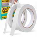 Premium Double-Sided Fabric Tape Combo Pack - 1/2 + 3/4inch x 49 FT