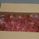 Ciaell 24 Pack Pink Plastic Champagne Flutes - Pink 6 Oz Disposable Champagne Glasses - Square Plastic Toasting Glasses for Party Birthday Anniversary Wedding & Mother's Day