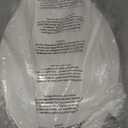 Centoco Elongated Toilet Seat, Closed Front with Cover, Residential, Plastic, Made in the USA, DSAZAM1600-001, White