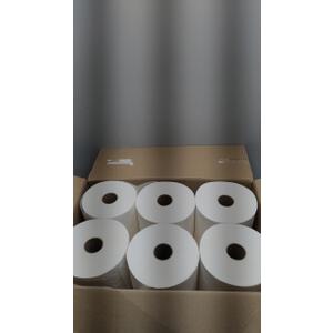 AmazonCommercial 1-Ply White Hardwound Paper Towels (416970)|Bulk for Business |High Capacity Roll |Compatible with Universal Dispensers|FSC Certified |800 feet per Roll (6 Rolls)