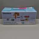 GLASSLOCK Oven and Microwave Safe Glass Food Storage Containers 18 Piece Set