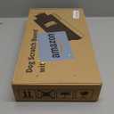 M-Shaped Dog Scratch Pad for Nails with Treat Box, Dog Nail Scratch Board for Large Dogs, Dog Nail File Toy and Shorten Dogs Side Nail Easier (with Treat Box, L)