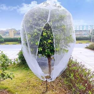 10ftx10ft Large Fruit Tree Netting Bags,Bird Netting for Blueberry Bushes Keep Birds Squirrels Cicadas and Small Animals Out,Ideal Covers for Cherry Fig Peach Apple Trees(Zippers on One Side) (10x10Ft)