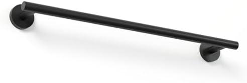 18 Inch Towel Bar for Small Bathroom, Matte Black, Thicken SUS304 Stainless Steel Towel Racks, Wall Mounted